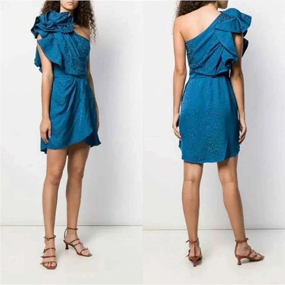 Johanna Ortiz "Opponent Interpretation" Jacquard One-Shoulder $1495